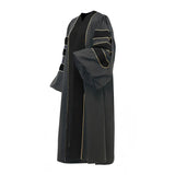 Cap and Gown Direct Black Deluxe Doctoral Gown with Gold Piping - Academic Regalia, view 2