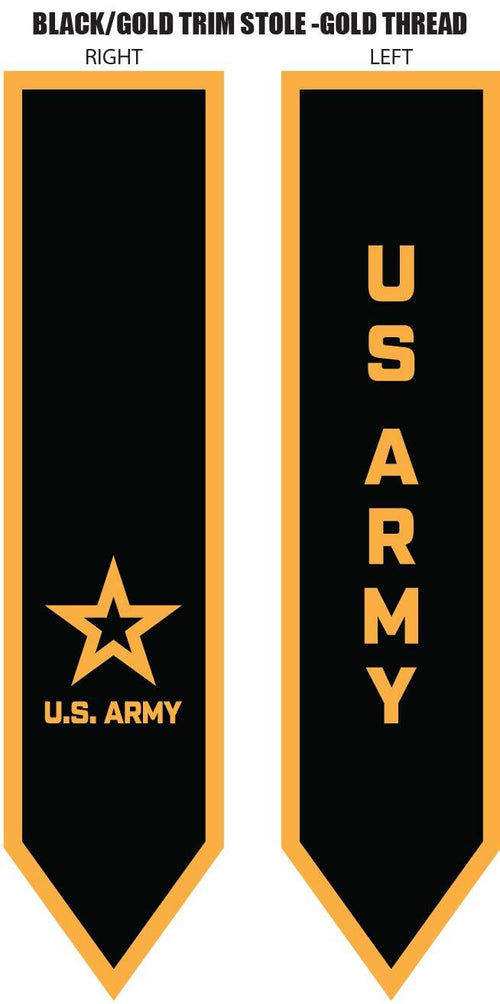 Cap and Gown Direct Deluxe U.S. Army Graduation Stole
