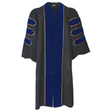 Cap and Gown Direct Royal Blue Deluxe Doctoral Gown with Gold Piping- Academic Regalia, view 2