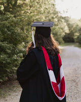 Cap and Gown Direct Black Economy Masters Cap, Gown & Tassel Set, view 2