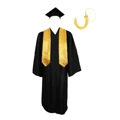 Cap and Gown Direct El Paso Panthers Black Matte Cap Gown and Tassel 2026 Package