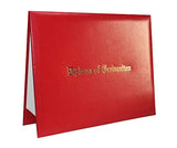 Cap and Gown Direct Diploma of Graduation Embossed Certificate Cover 8 1/2" x 11", view 3