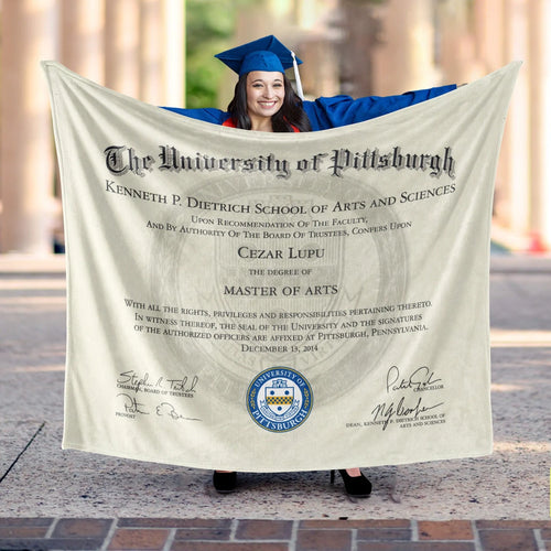 Cap and Gown Direct Fleece Diploma Blanket (BP31)