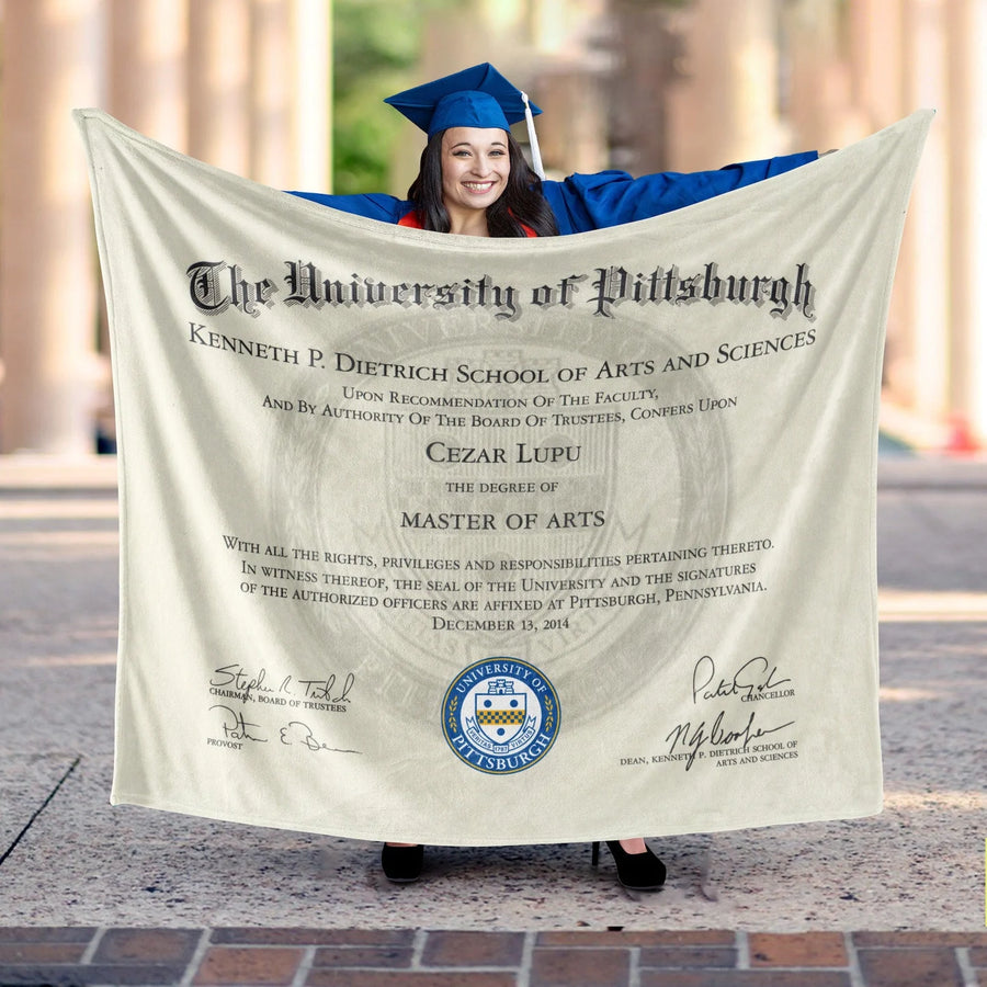 Cap and Gown Direct Fleece Diploma Blanket (BP31)