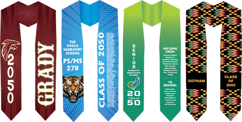 Cap and Gown Direct Full Color Sublimated Stoles
