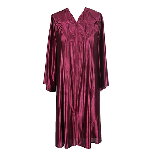 Cap and Gown Direct Kinder Shiny Maroon Graduation Gown