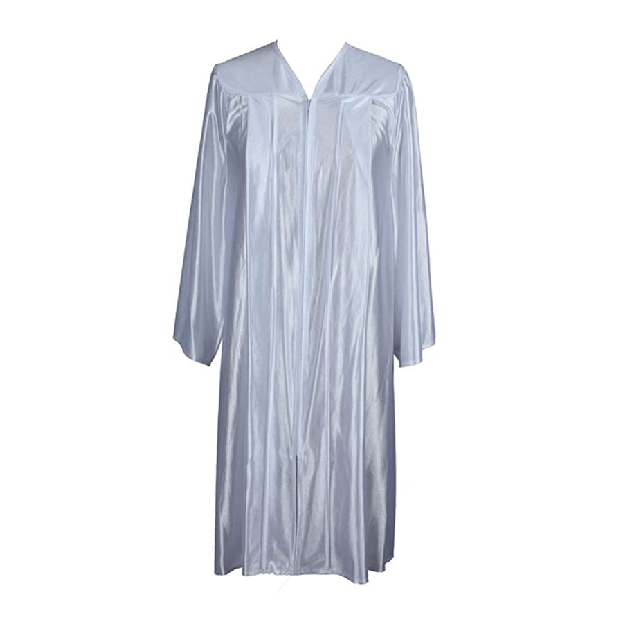 Cap and Gown Direct Kinder Shiny White Gown