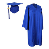 Cap and Gown Direct KUI Bachelor’s Degree Package – Matte Royal Blue Cap, Gown & Tassel Set, view 2