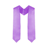 Cap and Gown Direct Lavender Kindergarten Preschool Graduation Stole – Kids Satin Grad Sash, view 2