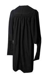 Cap and Gown Direct Black Deluxe Master Cap, Gown & Tassel Set, view 3