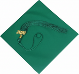 Cap and Gown Direct Matte Kelly Green Graduation Cap and Tassel, view 2