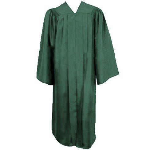 Cap and Gown Direct Matte Hunter Green  Graduation Gown