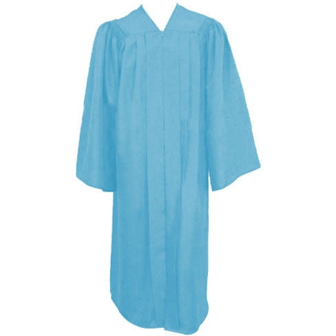 Cap and Gown Direct Light Blue Matte Graduation Gown