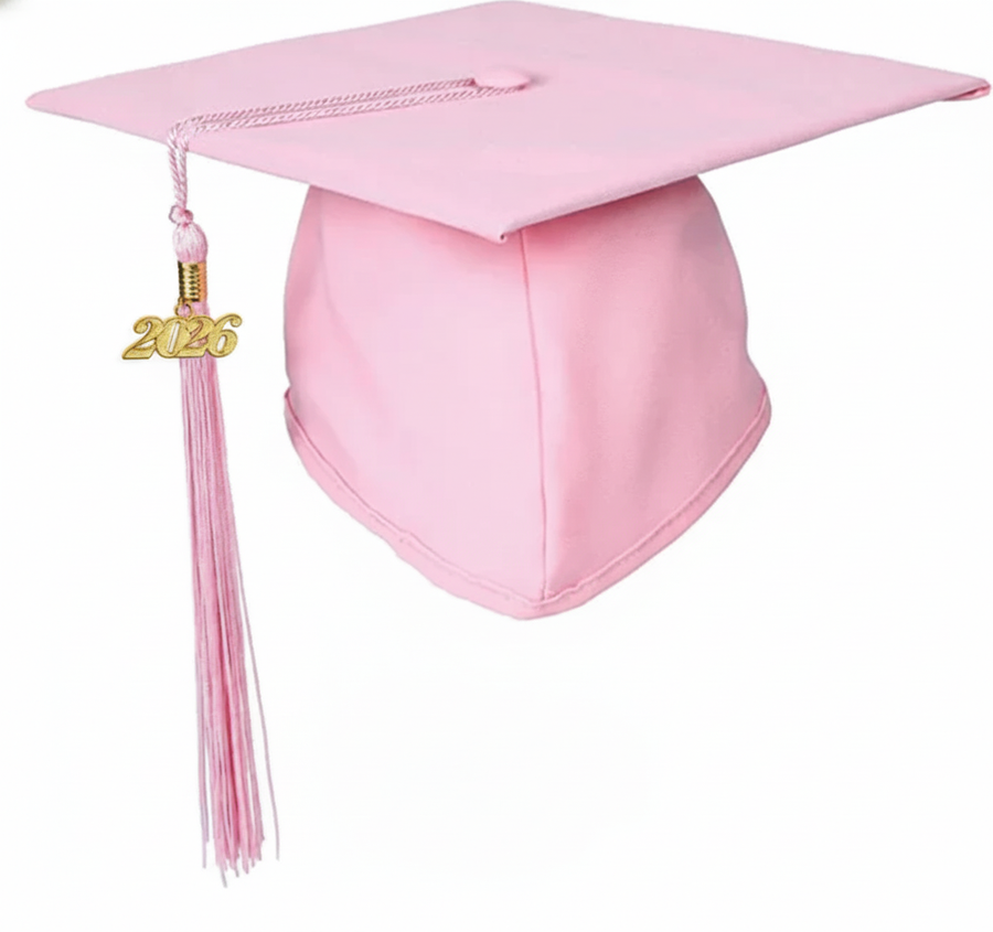 Cap and Gown Direct Matte Pink Graduation Cap and Tassel