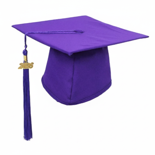 Cap and Gown Direct Matte Purple Graduation Cap and Tassel