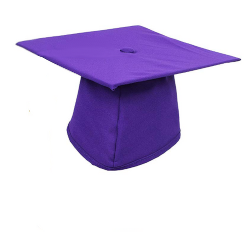 Cap and Gown Direct Matte Purple Graduation Cap - No Tassel