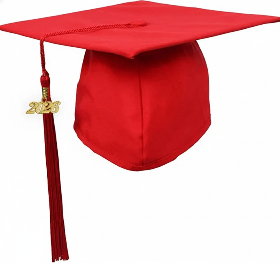 Cap and Gown Direct Matte Red Graduation Cap and Tassel