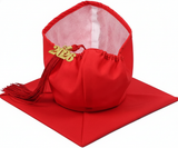 Cap and Gown Direct Matte Red Graduation Cap and Tassel, view 3