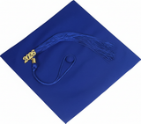 Cap and Gown Direct Matte Royal Blue Graduation Cap and Tassel, view 2