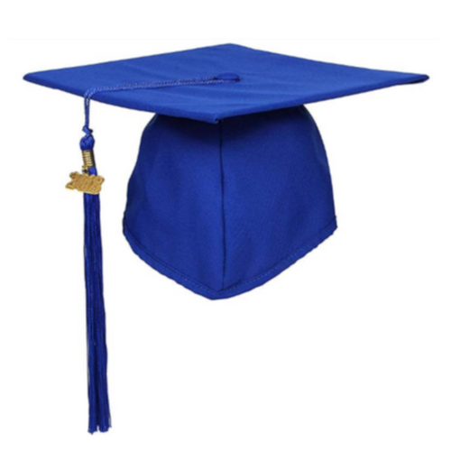 Cap and Gown Direct Matte Royal Blue Graduation Cap Only - No Tassel