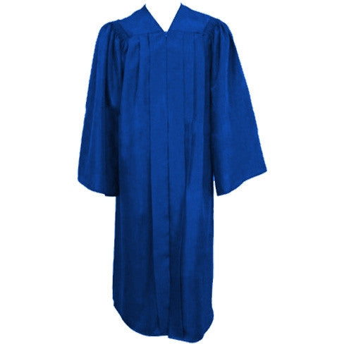 Cap and Gown Direct Matte Royal Graduation Gown