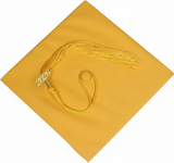Cap and Gown Direct Matte Gold Graduation Cap and Tassel, view 3
