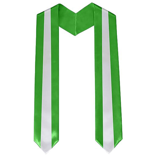 Cap and Gown Direct Nigeria Flag Graduation Stole - Flag Sashes for Graduates