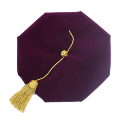 Cap and Gown Direct Purple Doctoral Tam
