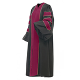 Cap and Gown Direct Rose Red Deluxe Doctoral Gown with Gold Piping - Academic Regalia, view 2