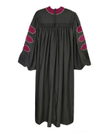 Cap and Gown Direct Rose Red Deluxe Doctoral Gown with Gold Piping - Academic Regalia, view 3