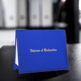 Cap and Gown Direct Royal Blue Graduation Diploma Cover, view 2