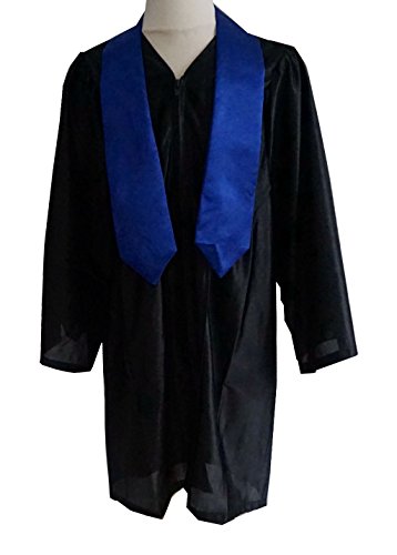 Cap and Gown Direct Royal Blue Kindergarten Preschool Graduation Stole – Kids Satin Grad Sash