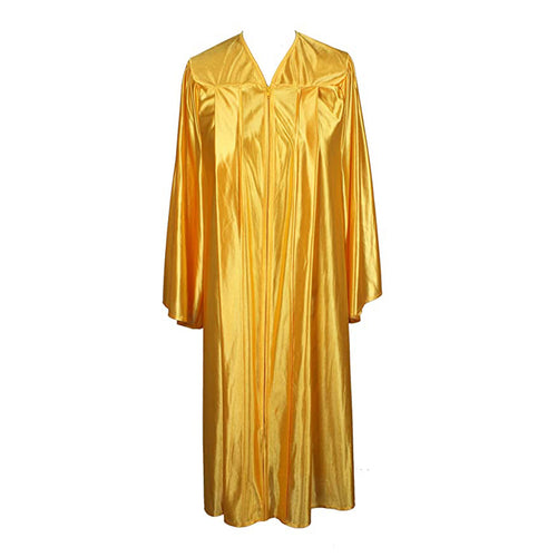 Cap and Gown Direct Shiny Gold Graduation Gown