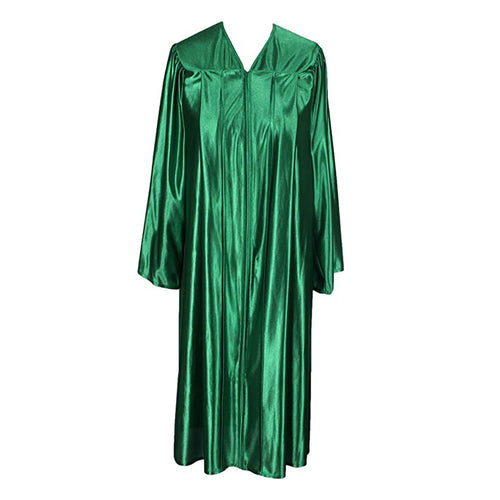 Cap and Gown Direct Shiny Kelly Green Graduation Gown