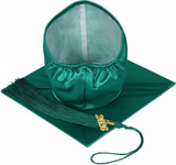 Cap and Gown Direct Shiny Hunter Green Graduation Cap and Tassel, view 2