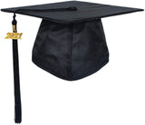 Cap and Gown Direct Shiny Kinder Black Cap, Gown & Tassel for Graduation, view 4