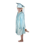 Cap and Gown Direct Shiny Kinder Light Blue Cap, Gown & Tassel for Graduation, view 2