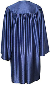 Cap and Gown Direct Shiny Kinder Navy Cap, Gown & Tassel for Graduation, view 2