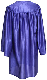 Cap and Gown Direct Shiny Kinder Purple Cap, Gown & Tassel for Graduation, view 3