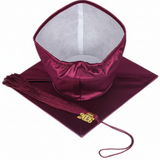 Cap and Gown Direct Shiny Maroon Graduation Cap and Tassel, view 2
