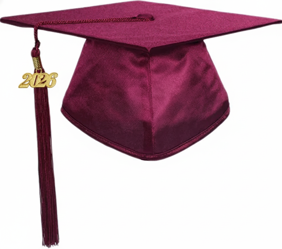 Cap and Gown Direct Shiny Maroon Graduation Cap