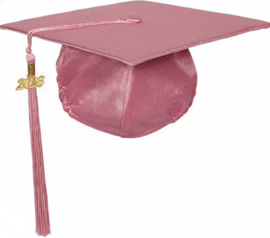 Cap and Gown Direct Shiny Pink Graduation Cap and Tassel