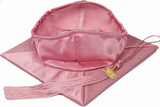 Cap and Gown Direct Shiny Pink Graduation Cap and Tassel, view 2