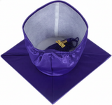 Cap and Gown Direct Shiny Purple Graduation Cap, view 3