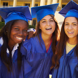 Cap and Gown Direct Shiny Royal Cap, Gown & Tassel for Graduation, view 2