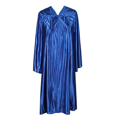 Cap and Gown Direct Royal Shiny Choir Gown