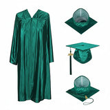 Cap and Gown Direct Susquehanna Valley Homeschool Cap & Gown Set – Shiny Hunter Green with Matching Tassel & Gold 2026 Charm, view 2