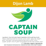 Captain Soup EUGENE, OR PICK UP ONLY - Dijon (Lamb) - 16.5 oz Jars: Case of (9) frozen meals, view 2