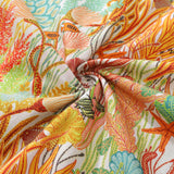 Castlebeard 100% Cotton Fish Shirts Orange Hawaiian Shirt For Men Oceanic Camp Collar Shirt By Cigar, view 6