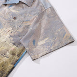 Castlebeard 1950s Vintage Hawaiian Shirt For Men Costa Sorrentina Shirt Camp Collar 100% Cotton By Sun, view 4